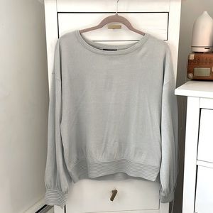 Light blue/grey blouse - Medium